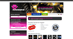 Desktop Screenshot of monsterserver.de